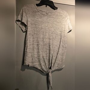 Madewell Tie Front T-Shirt - M